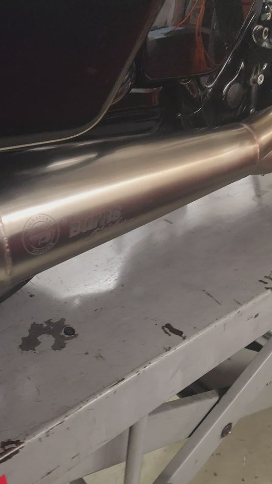 Traveling Tall Edition Burns Stainless Exhaust